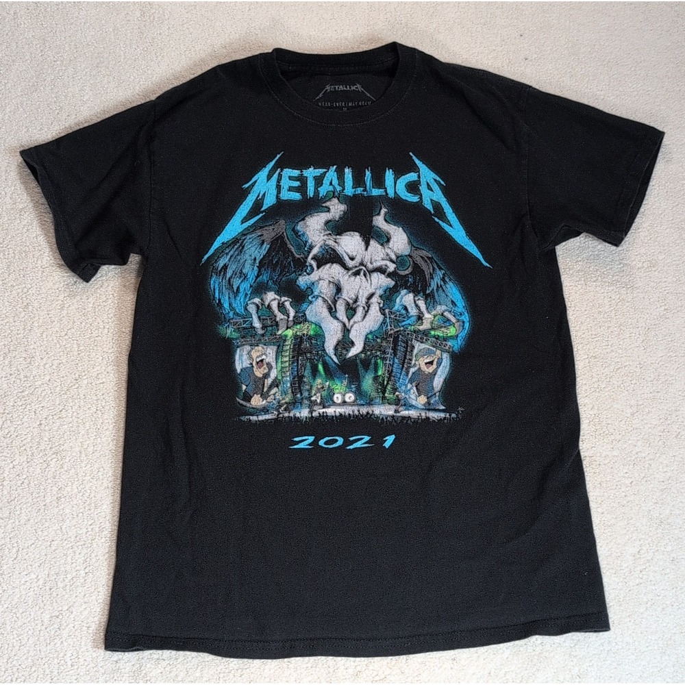 Metallica 2021 Tour Shirt Wherever I May Roam Men's Size M Concert Merch - Picture 1 of 10